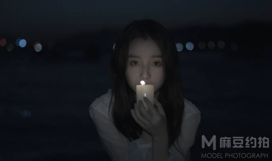 夜景模特