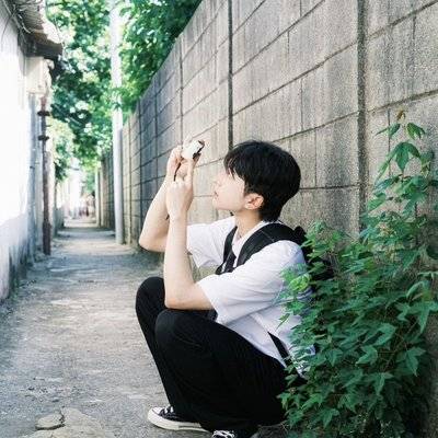 黑白模特