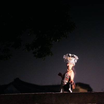 夜景模特