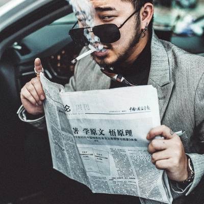 黑白模特