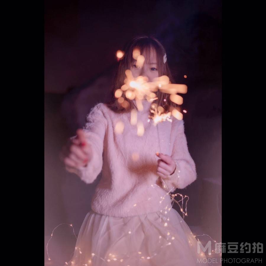 夜景模特