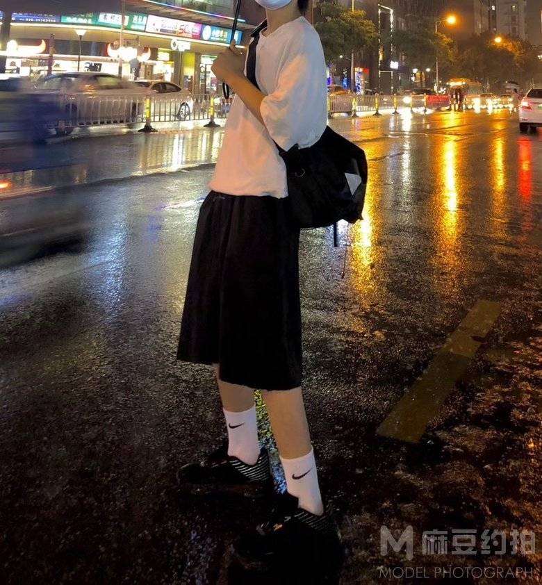 夜景模特