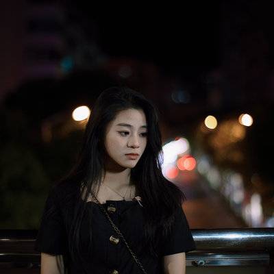 夜景模特