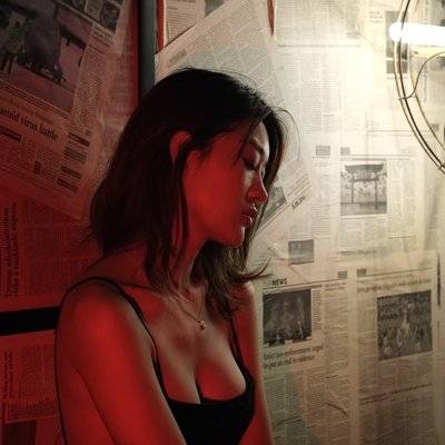黑白模特