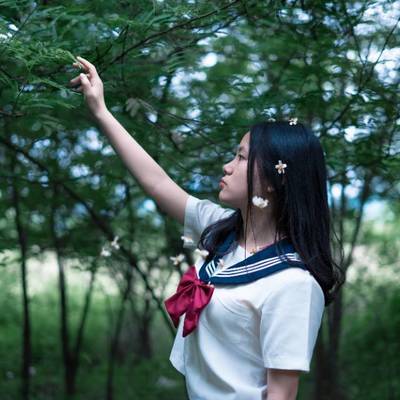 森系模特