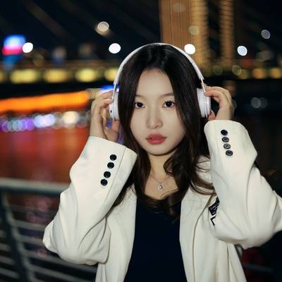 夜景模特