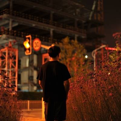 夜景模特