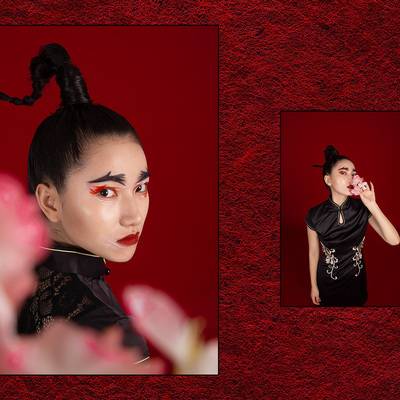 妆容模特