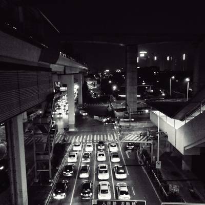 夜景模特