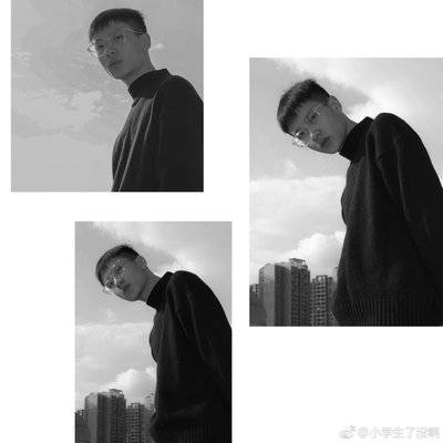 黑白模特
