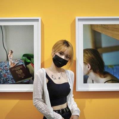 黑白模特