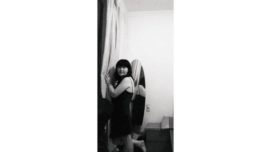 黑白模特