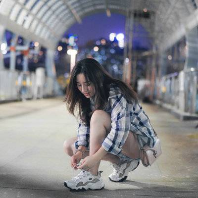夜景模特