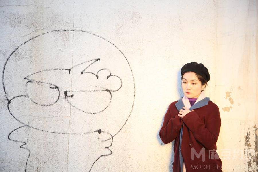 黑白模特