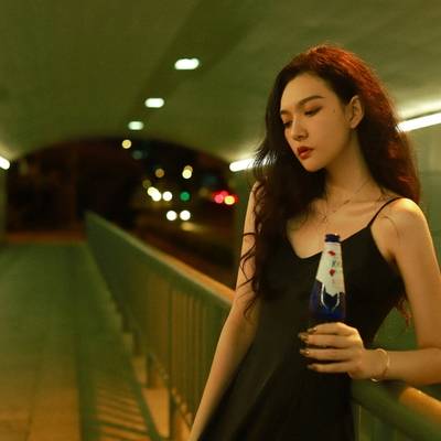 夜景模特