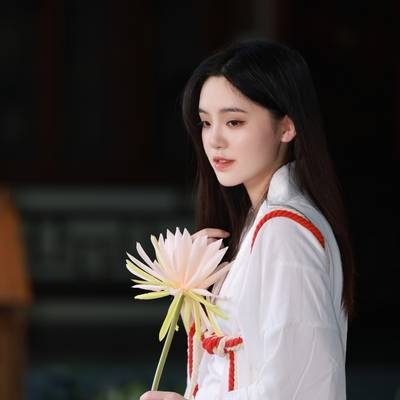 黑白模特