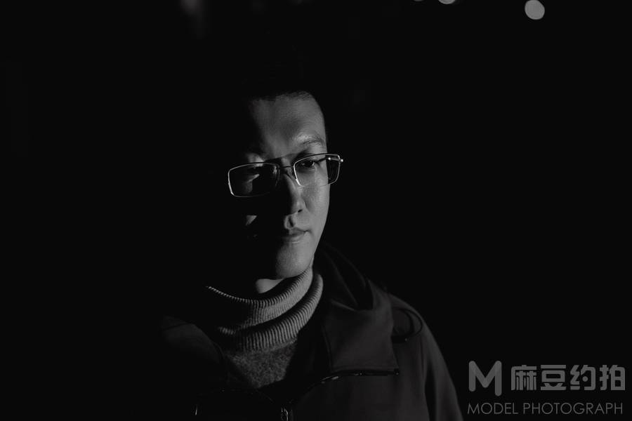 黑白模特