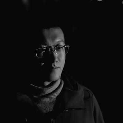 黑白模特