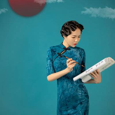 民国模特