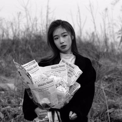 黑白模特