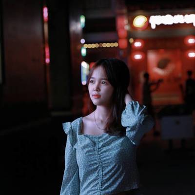 夜景模特