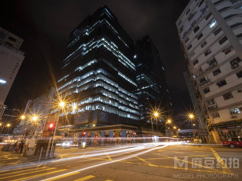 夜景模特