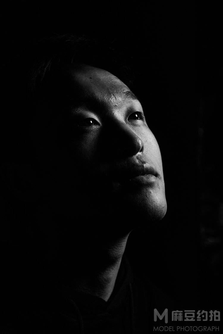 黑白模特