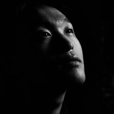 黑白模特