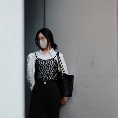 黑白模特