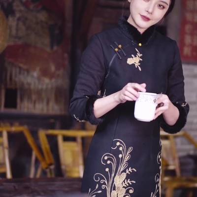旗袍模特