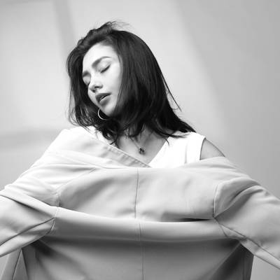 黑白模特