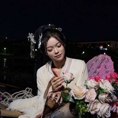 夜景模特