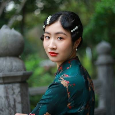 黑白模特