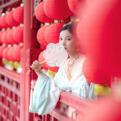 汉服模特