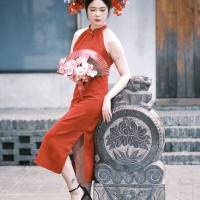 旗袍模特