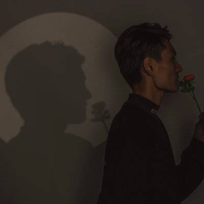 黑白模特