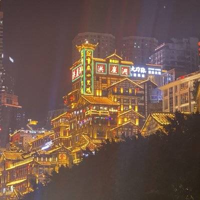 夜景模特