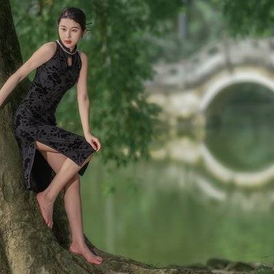 复古模特