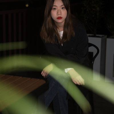 夜景模特
