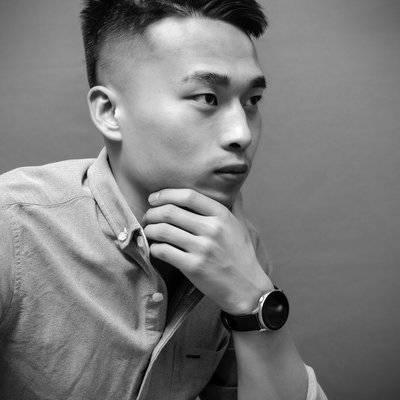 黑白模特
