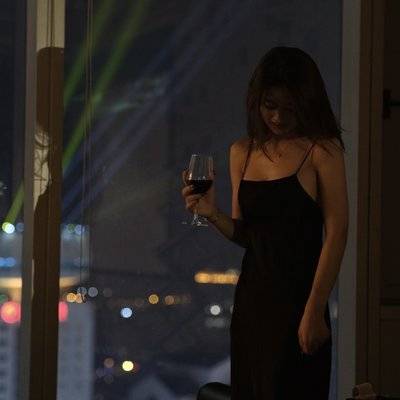 黑白模特
