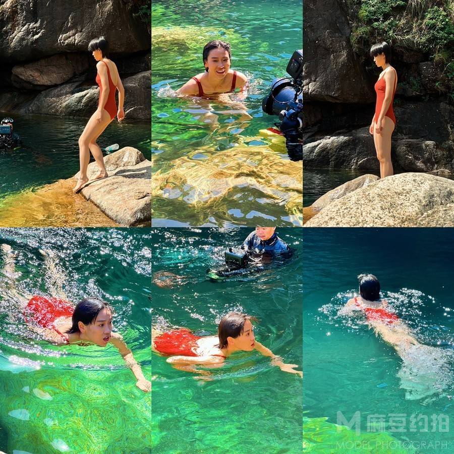 黑白模特