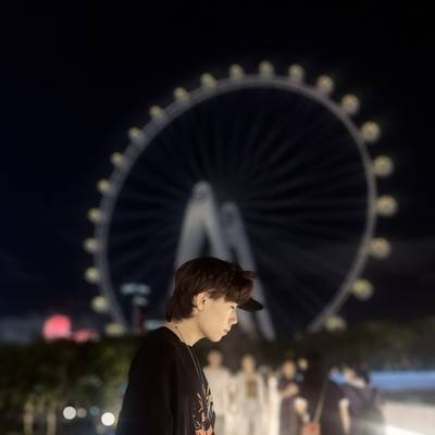 黑白模特