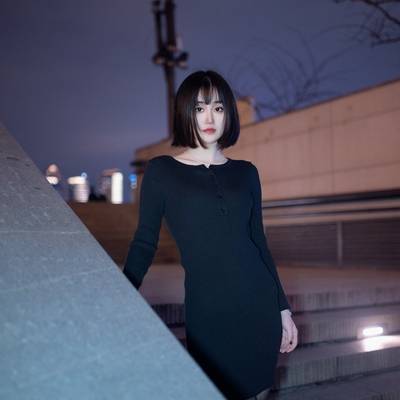 夜景模特