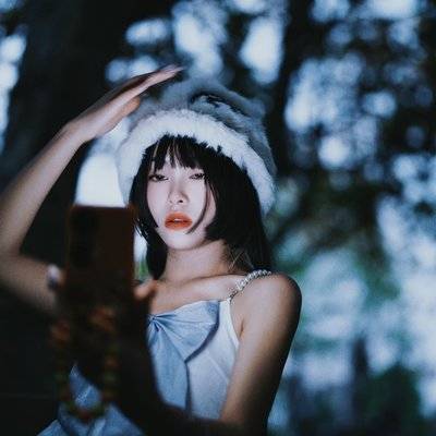 夜景模特