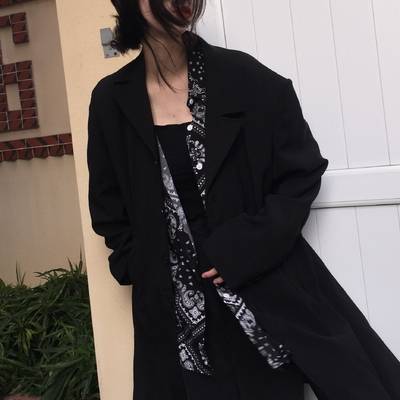 黑白模特