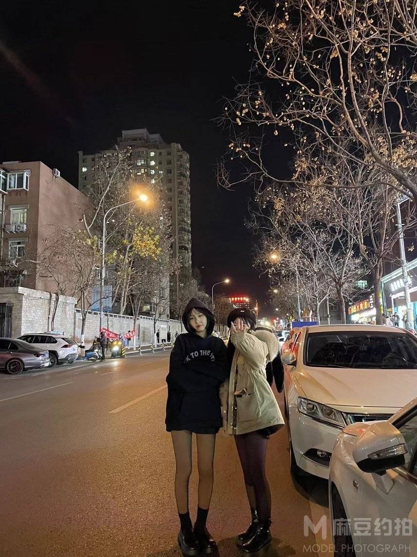 夜景模特