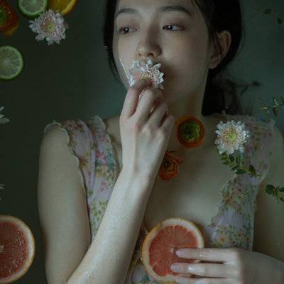 黑白模特