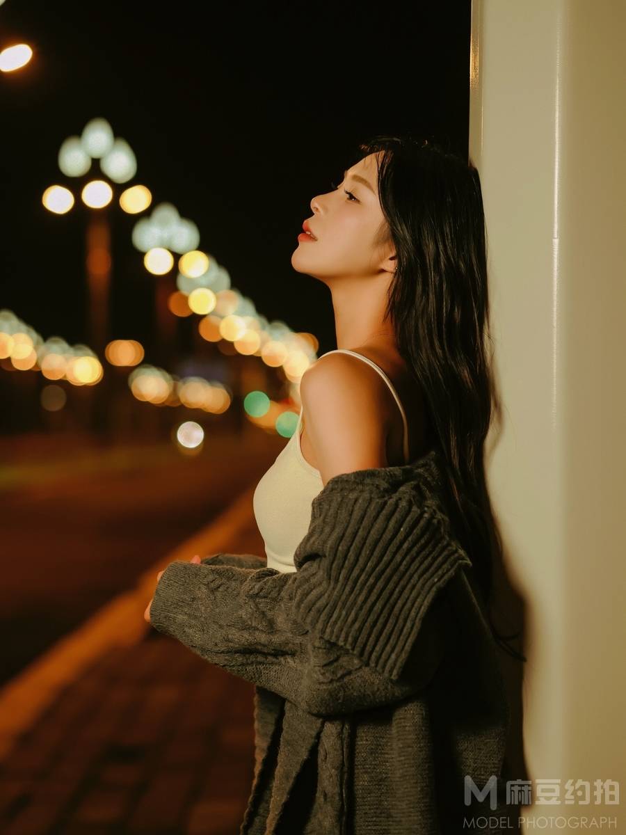 夜景模特