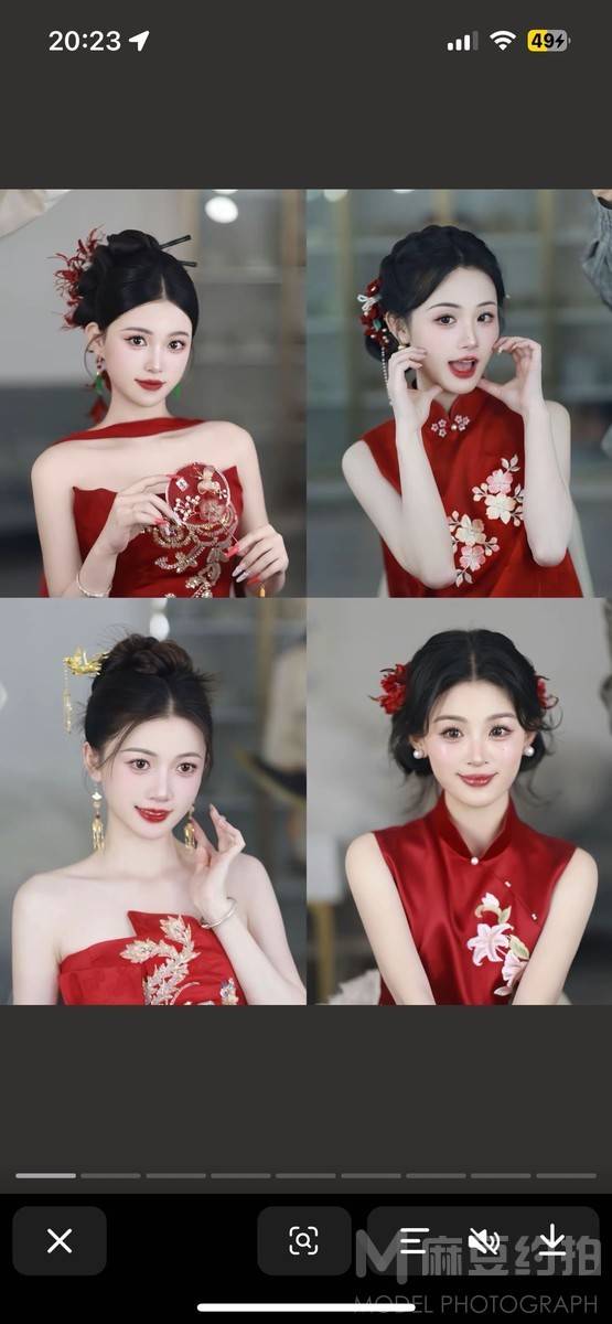 妆容模特